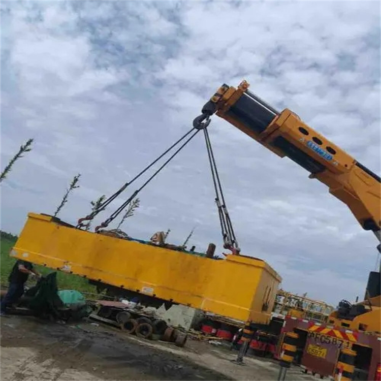 长倘口镇吊运集装箱的吊车